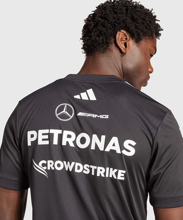 メルセデス AMG ペトロナス F1 チーム ドライバー Tシャツ ブラック 2025 /アディダス/TM-W