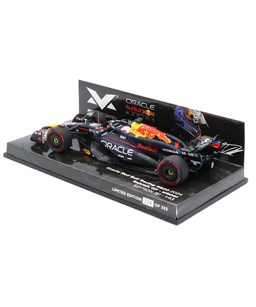 フェルスタッペン別注 ミニチャンプス 1/43スケール オラクル レッドブル レーシング ホンダ RB20 マックス・フェルスタッペン 2024年 バーレーンGP 優勝 /ARB/24f1m