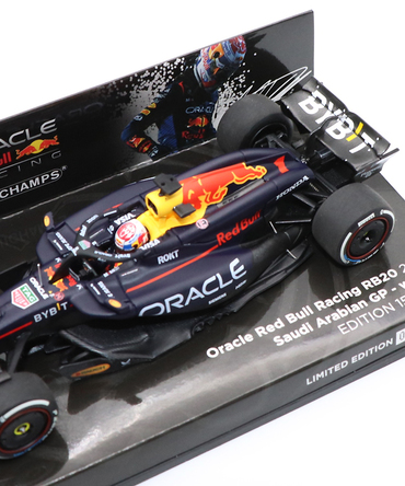 フェルスタッペン別注 ミニチャンプス 1/43スケール オラクル レッドブル レーシング ホンダ RB20 マックス・フェルスタッペン 2024年 サウジアラビアGP 優勝 /ARB/24f1m