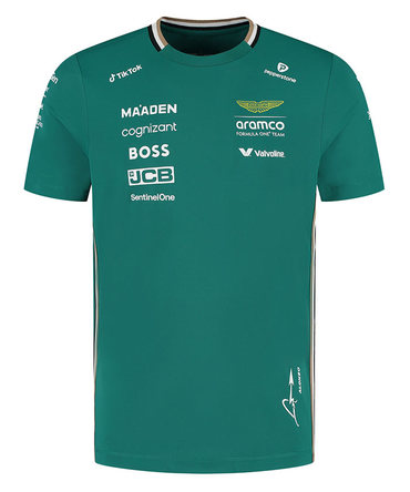 アストンマーチン アラムコ F1 チーム フェルナンド・アロンソ Tシャツ 2025