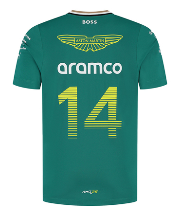 アストンマーチン アラムコ F1 チーム フェルナンド・アロンソ Tシャツ 2025