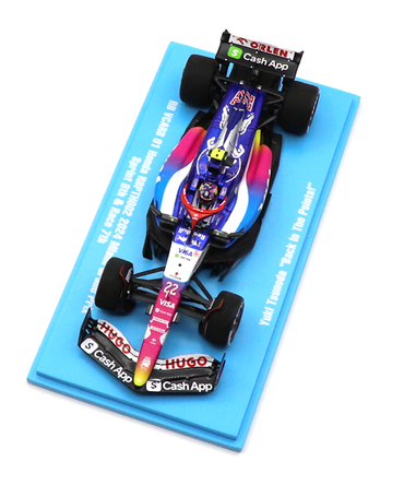 【購入数制限有/おひとり様1台まで】F1速報 別注 スパーク 1/43スケール 1/43スケール VISA CASH APP RB F1 ホンダ VCARB 01 角田裕毅 2024年 マイアミGP /24f1m