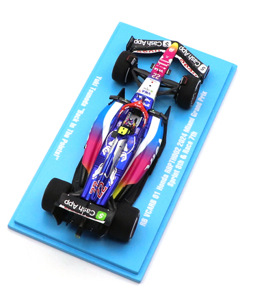 【購入数制限有/おひとり様1台まで】F1速報 別注 スパーク 1/43スケール 1/43スケール VISA CASH APP RB F1 ホンダ VCARB 01 角田裕毅 2024年 マイアミGP /24f1m