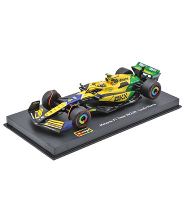 ブラゴ 1/43スケール マクラーレン F1 チーム MCL38 ランド･ノリス 2024年 モナコGP（ドライバー付属）/24f1m