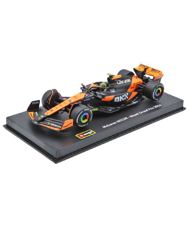 ブラゴ 1/43スケール マクラーレン F1 チーム MCL38 ランド･ノリス 2024年（ドライバー付属）/24f1m