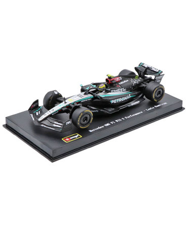 ブラゴ 1/43スケール メルセデス AMG ペトロナス F1 W15 E パフォーマンス ルイス・ハミルトン 2024年（ドライバー付属） /24f1m