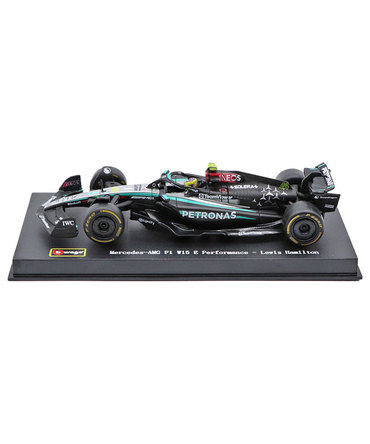 ブラゴ 1/43スケール メルセデス AMG ペトロナス F1 W15 E パフォーマンス ルイス・ハミルトン 2024年（ドライバー付属） /24f1m