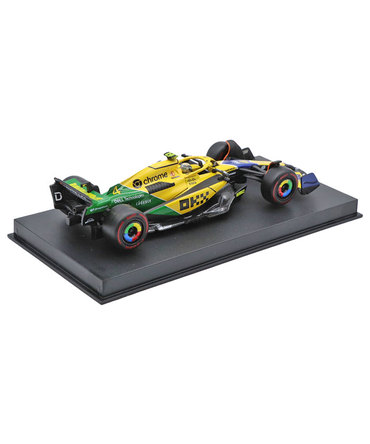 ブラゴ 1/43スケール マクラーレン F1 チーム MCL38 ランド･ノリス 2024年 モナコGP（ドライバー付属）/24f1m