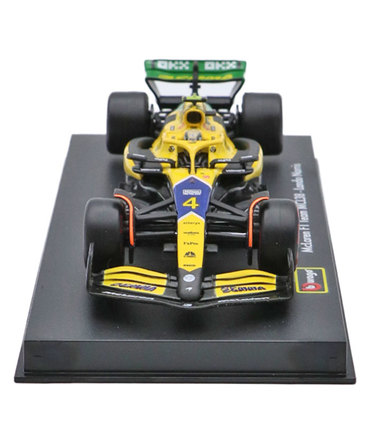 ブラゴ 1/43スケール マクラーレン F1 チーム MCL38 ランド･ノリス 2024年 モナコGP（ドライバー付属）/24f1m