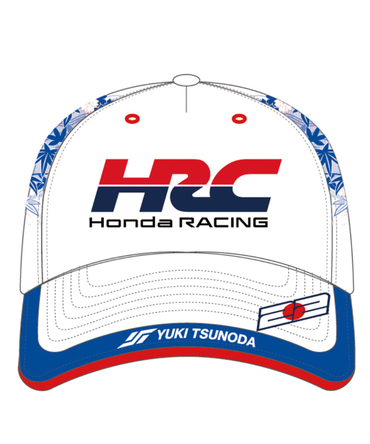 角田裕毅 x HRC Honda RACING コラボ キャップ ホワイト 2025