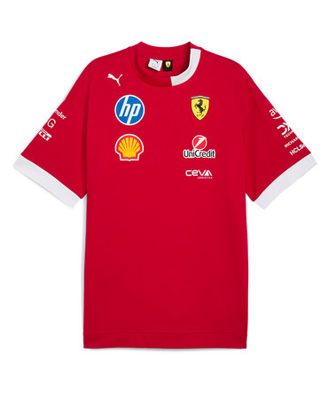 PUMA スクーデリア フェラーリ SF チーム ドライバー オーバーサイズ Tシャツ レッド 2025  /TM-W 