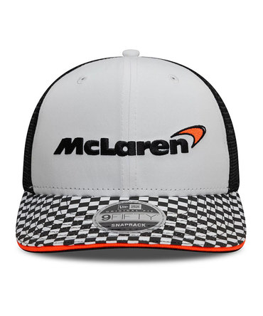 マクラーレン F1 チーム NewEra 9FIFTY チェッカーバイザー キャップ  2025