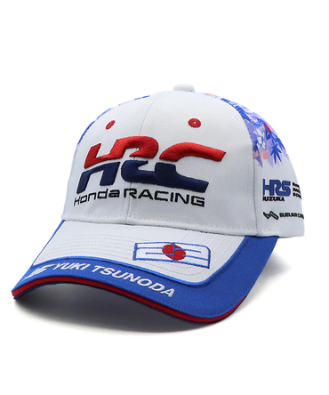 角田裕毅 x HRC Honda RACING コラボ キャップ ホワイト 2025