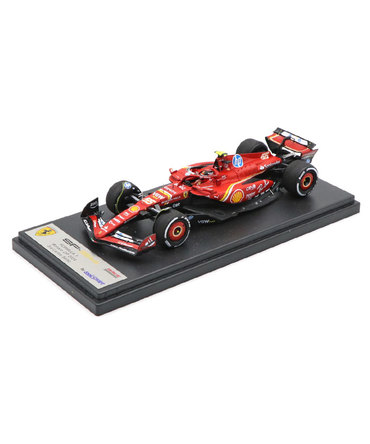 ルックスマート 1/43スケール フェラーリ SF24 カルロス・サインツ 2024年 モナコGP 3位入賞/24f1m