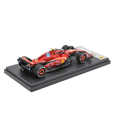 ルックスマート 1/43スケール フェラーリ SF24 カルロス・サインツ 2024年 モナコGP 3位入賞/24f1m