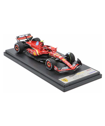 ルックスマート 1/43スケール フェラーリ SF24 カルロス・サインツ 2024年 モナコGP 3位入賞/24f1m