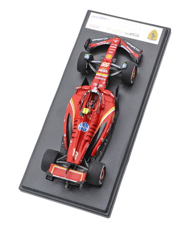 ルックスマート 1/43スケール フェラーリ SF24 カルロス・サインツ 2024年 モナコGP 3位入賞/24f1m