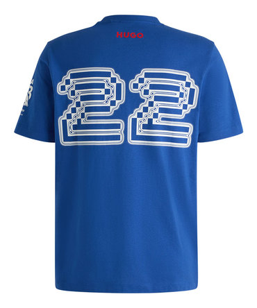 VISA CASH APP RB F1 チーム 角田裕毅 NO.22 Tシャツ ブルー 2025