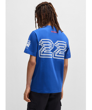 VISA CASH APP RB F1 チーム 角田裕毅 NO.22 Tシャツ ブルー 2025