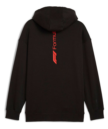 PUMA FORMULA1 エッセンシャル グラフィック フーディー ブラック 2025