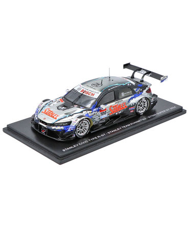 スパーク 1/43スケール スタンレー シビック TYPE R-GT No.100 TEAM KUNIMITSU GT500 スーパーGT 2024年 山本尚貴 / 牧野任祐