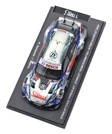 スパーク 1/43スケール スタンレー シビック TYPE R-GT No.100 TEAM KUNIMITSU GT500 スーパーGT 2024年 山本尚貴 / 牧野任祐