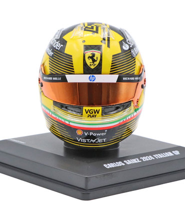 ルックスマート 1/5スケール カルロス・サインツ フェラーリ 2024年 イタリアGP ヘルメット