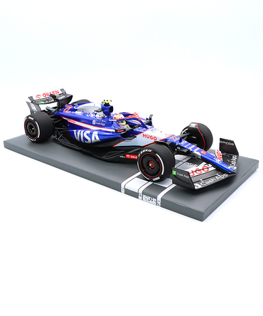 ミニチャンプス 1/18スケール VISA CASH APP RB F1 ホンダ VCARB 01 角田裕毅 2024年 日本GP /24f1m