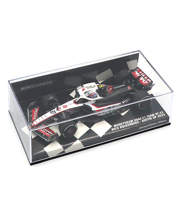 ミニチャンプス 1/43スケール マネーグラム ハース F1チーム VF-23  ニコ・ヒュルケンベルグ 2023年 オースティンGP/23f1m
