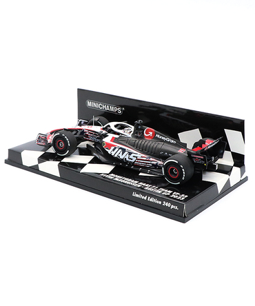 ミニチャンプス 1/43スケール マネーグラム ハース F1チーム VF-23  ケビン・マグヌッセン 2023年 オースティンGP/23f1m