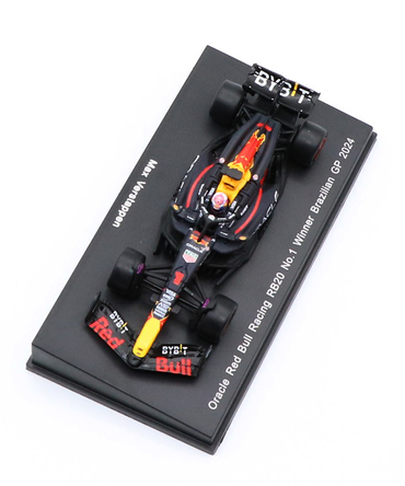 スパーク 1/64スケール オラクル レッドブルレーシング ホンダ RB20 マックス・フェルスタッペン 2024年 ブラジルGP 優勝  /spk