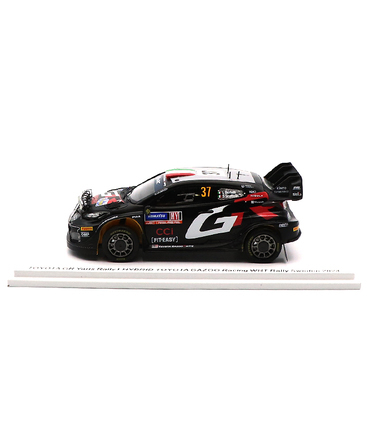 スパーク 1/43スケール トヨタ GRヤリス ラリー1 ハイブリッド TOYOTA GAZOO Racing  WRT 37号車 ロレンツォ・ベルテッリ / シモーネ・スカットリン 2024年 WRC スウェーデンラリー /TGR_WRC