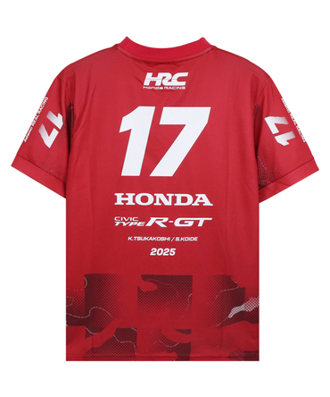 HRC Honda RACING x スーパーGT コラボ Tシャツ Astemo REAL RACING #17