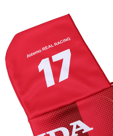 HRC Honda RACING x スーパーGT コラボ フード付き ビッグタオル Astemo REAL RACING #17