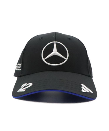 メルセデス AMG ペトロナス F1 チーム キミ・アントネッリ キャップ ブラック