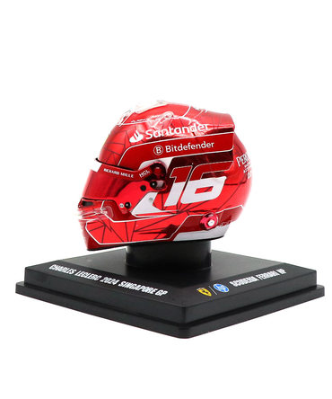 ルックスマート 1/5スケール シャルル・ルクレール フェラーリ 2024年 シンガポールGP ヘルメット
