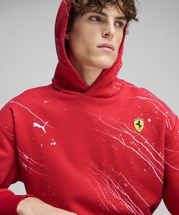 PUMA フェラーリ レース カラー S フーディー レッド