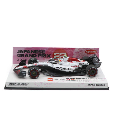 ミニチャンプス x 京商 別注 1/43スケール オラクル レッドブル レーシング ホンダ RB21 角田裕毅 2025年 日本GP /25f1/25jpm