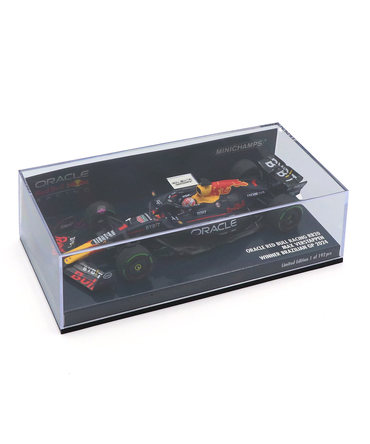 ミニチャンプス 1/43スケール オラクル レッドブルレーシング ホンダ RB20 マックス・フェルスタッペン 2024年 ブラジルGP 優勝