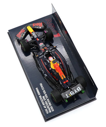 ミニチャンプス 1/43スケール オラクル レッドブルレーシング ホンダ RB20 マックス・フェルスタッペン 2024年 ブラジルGP 優勝