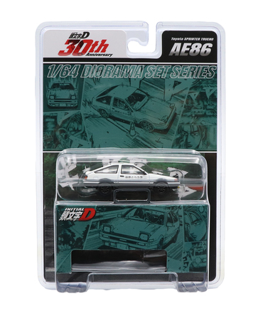 Hobby JAPAN 1/64スケール 頭文字D 30周年記念 Toyota SPRINTER TRUENO (AE86) / 頭文字D 藤原拓海 VS 舘智幸 