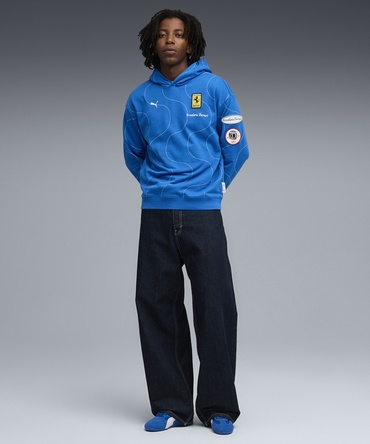 【購入数制限有/おひとり様1個まで】PUMA スクーデリア フェラーリ SF チーム モンツァ フーディー ブルー /TM-W