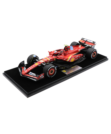 ルックスマート 1/18スケール フェラーリ SF-24 カルロス・サインツ 2024年 モナコGP 3位入賞 /24f1m