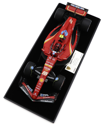 ルックスマート 1/18スケール フェラーリ SF-24 カルロス・サインツ 2024年 モナコGP 3位入賞 /24f1m