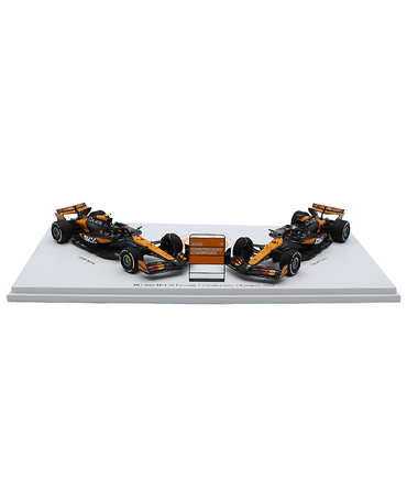 スパーク 1/43スケール マクラーレン F1 チーム MCL38 ノリス＆ピアストリ 2024年 コンストラクターチャンピオン セット /24f1m