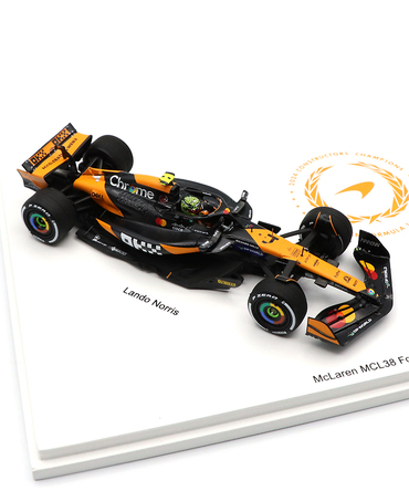 スパーク 1/43スケール マクラーレン F1 チーム MCL38 ノリス＆ピアストリ 2024年 コンストラクターチャンピオン セット /24f1m