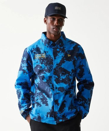 オラクル レッドブル レーシング NewEra オーバーサイズ コーチジャケット ブルー /FN-W/ARB