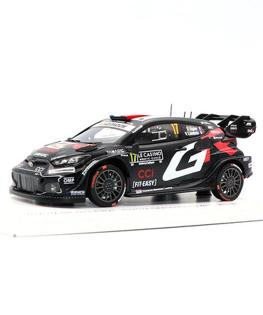 スパーク 1/43スケール トヨタ GR ヤリス ラリー1 ハイブリッド TOYOTA GAZOO Racing WRT 17号車 セバスチャン・オジエ / ヴァンサン・ロンデ 2025年 WRC モンテカルロ ラリー 優勝 /TGR_WRC