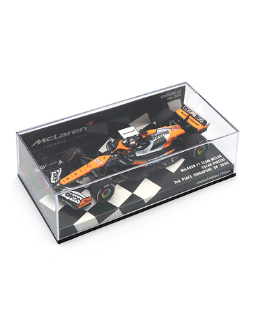 ミニチャンプス 1/43スケール マクラーレン F1 チーム MCL38 オスカー・ピアストリ 2024年 シンガポールGP 3位入賞