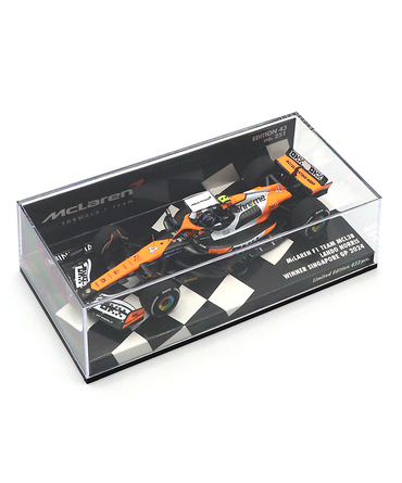 ミニチャンプス 1/43スケール マクラーレン F1 チーム MCL38 ランド・ノリス 2024年 シンガポールGP 優勝